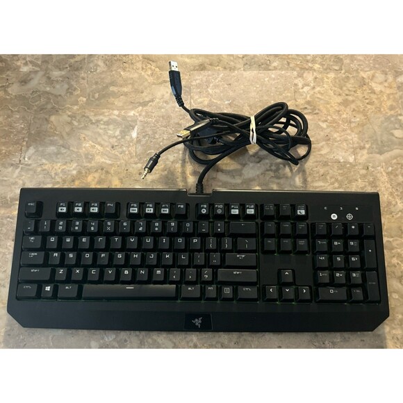 Razor Blackwidow Ultimate 2016 Edition Keyboard Model RZ03-0170 Green RPG Works